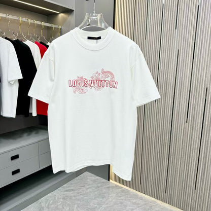 Newly launched embroidered couple T-shirt