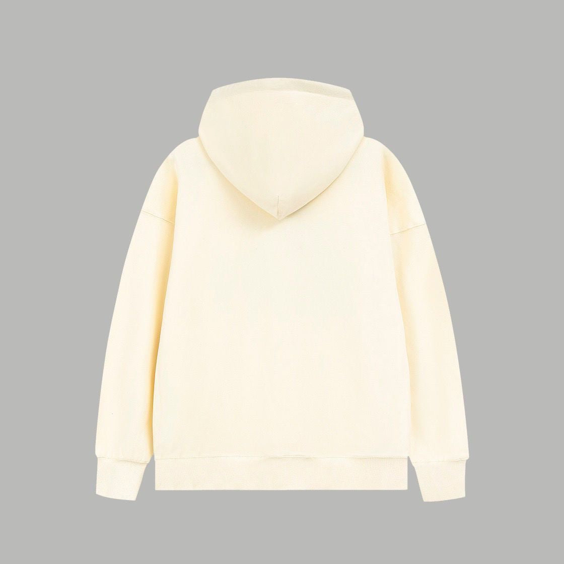 letter print hooded sweatshirt