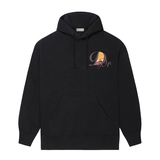 Sunset Print Hoodie