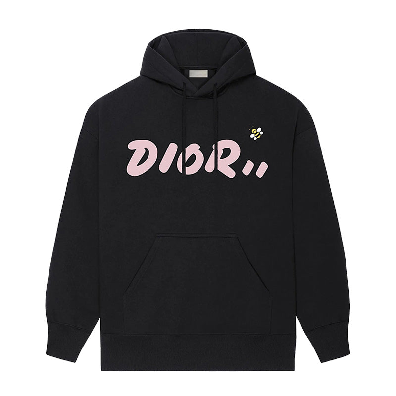 Pink Print Hoodie