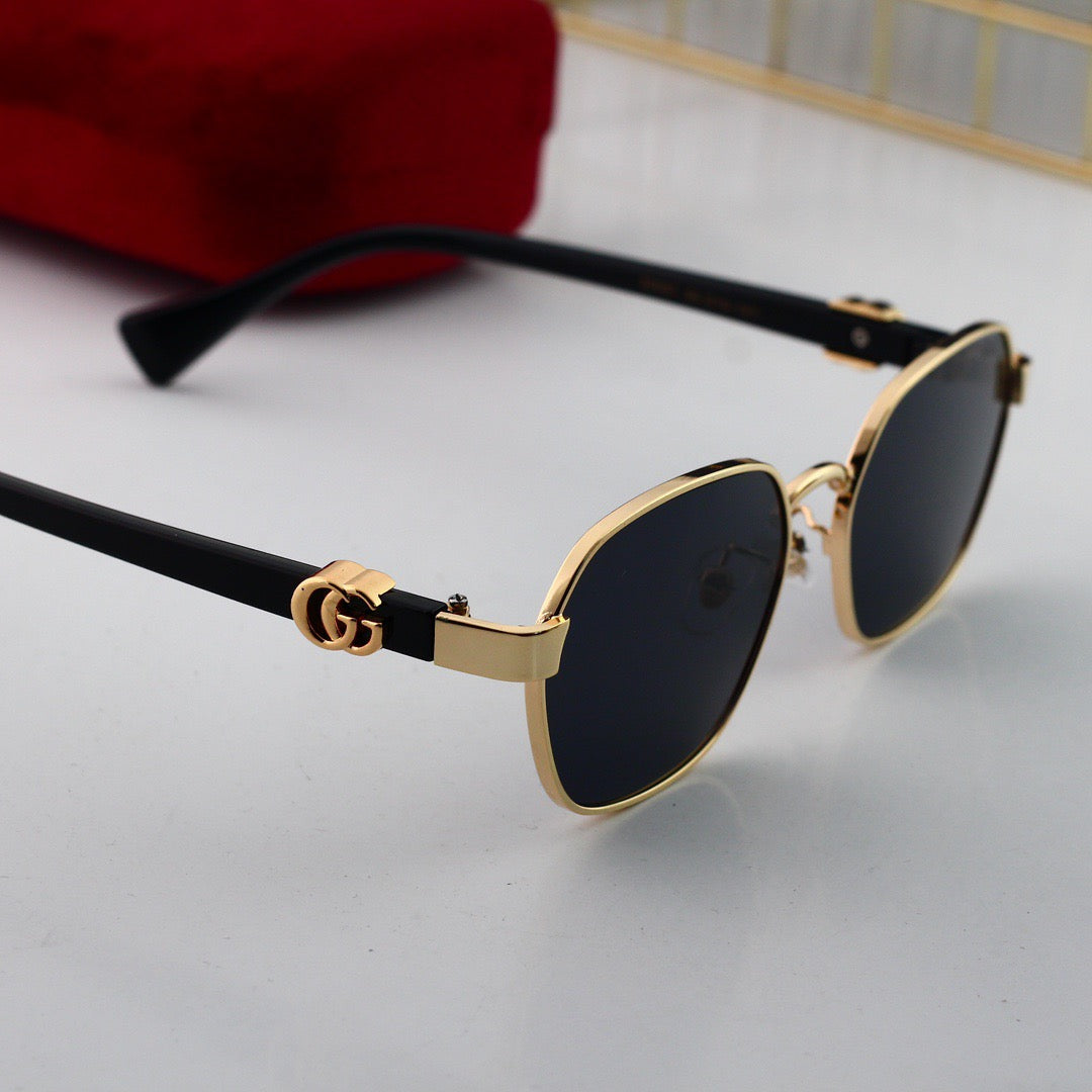 Vintage Flat Oval Sunglasses