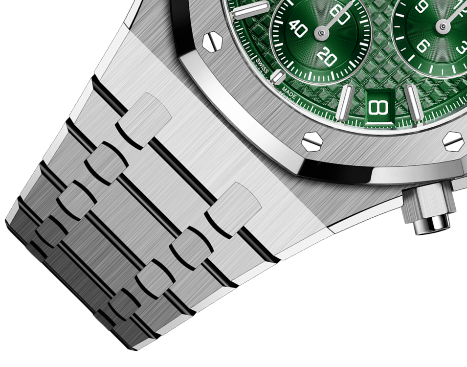 Green - 904L Steel - Quartz- 41mm