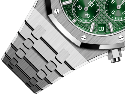 Green - 904L Steel - Quartz- 41mm