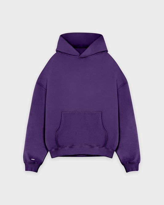 Heavy Purple Basic Hoodie