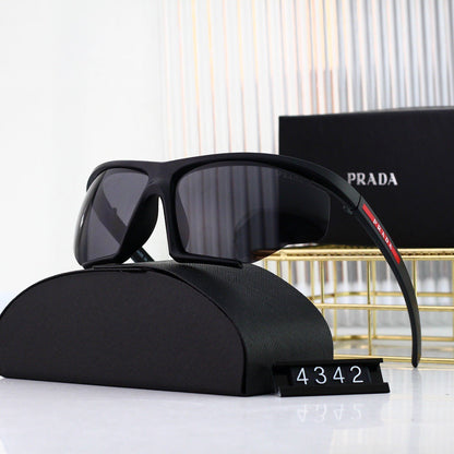 Futuristic Half-Side Frame Design Sunglasses