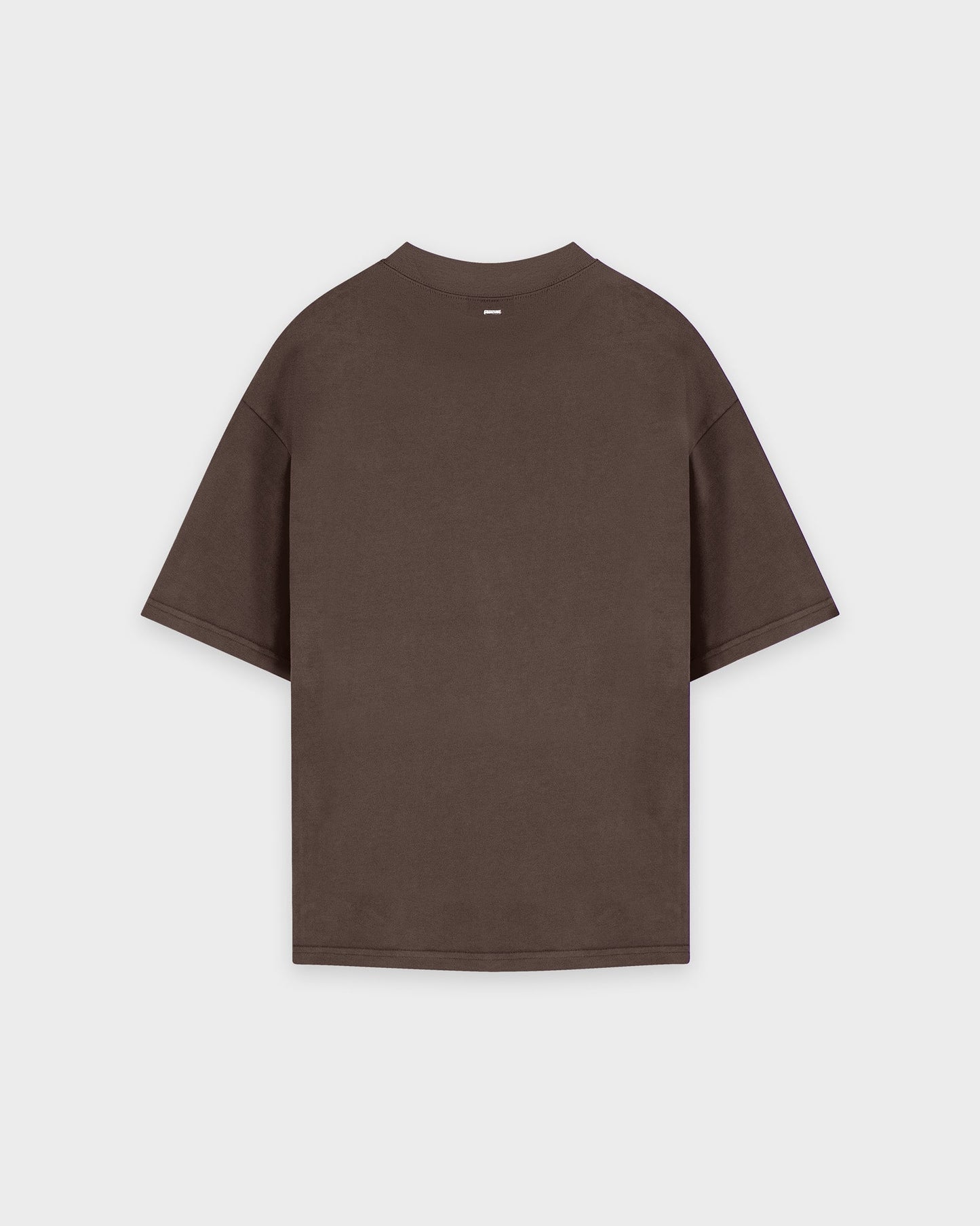 Heavy Chocolate Brown Basic T-Shirt