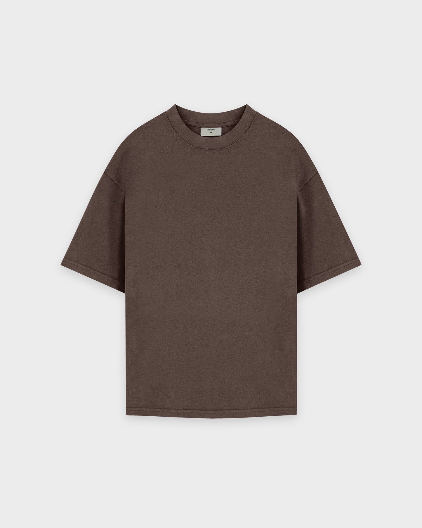 Heavy Chocolate Brown Basic T-Shirt