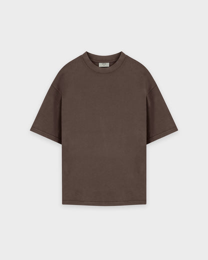 Heavy Chocolate Brown Basic T-Shirt