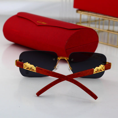 Classic Metal Cheetah Sunglasses