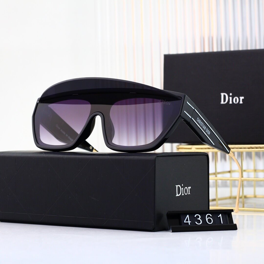 Designer One-Piece Frame Sunglasses