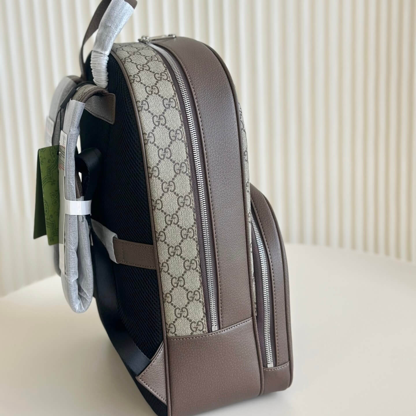 Canvas And Leather Backpack