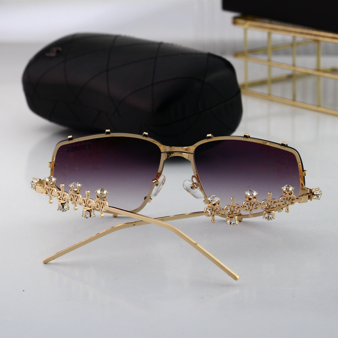 Diamond-Style Visor Sunglasses