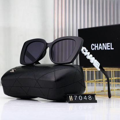 Trendy Hollow-Out Square-Round Sunglasses