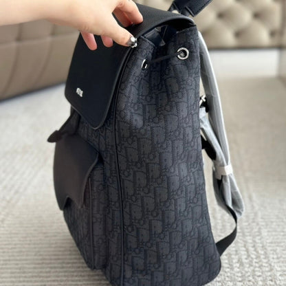 Half-Patchwork Printed Backpack