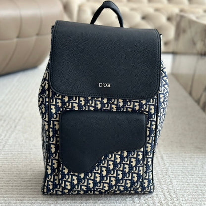 Half-Patchwork Printed Backpack