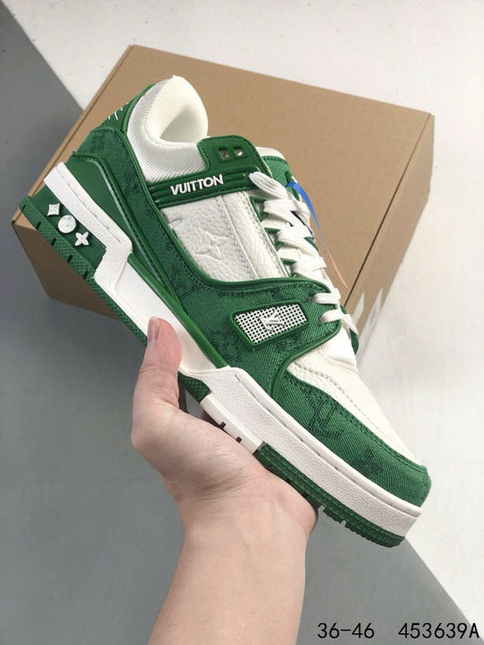 Green Letter Sneaker