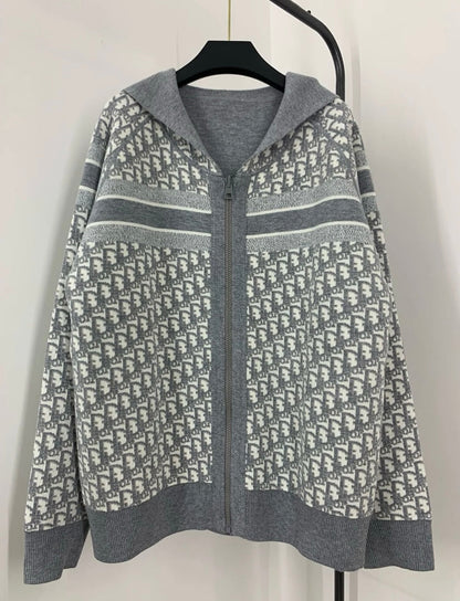 Reversible jacket-All-over print and minimalist