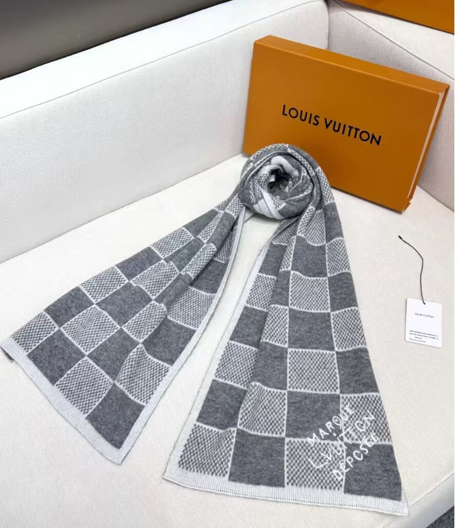 Fashionable Plaid Color-Block Scarf