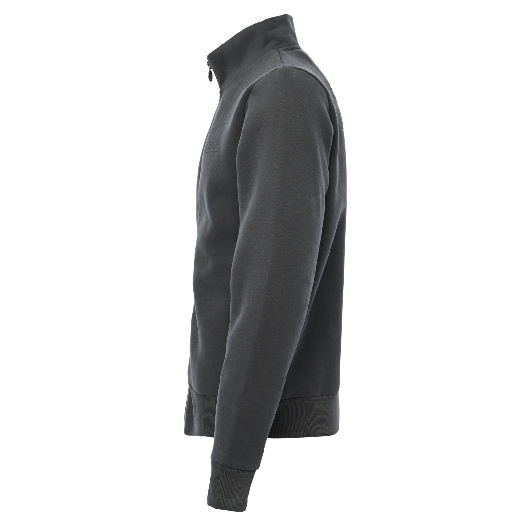 Zip-Jacke "GLÜCK AUF" Washedblack