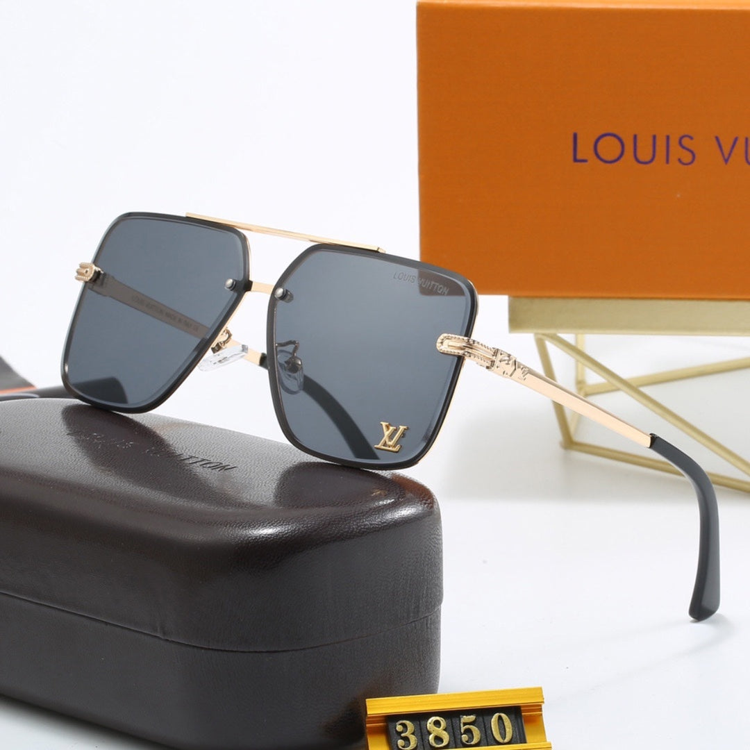 Luxurious Metal Frame Aviator Sunglasses