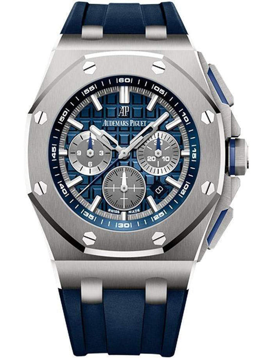 Blue Silver OFFs - Blue Rubber - Automatic - 43mm