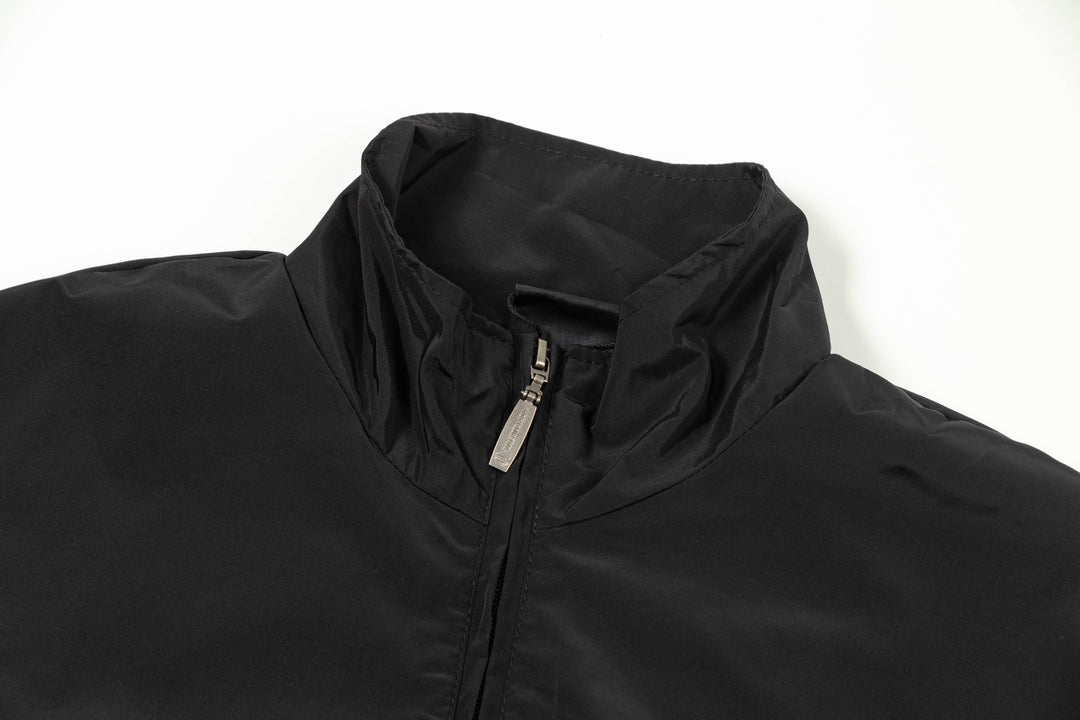 24SS Nylon Fiber High Neck Jacket