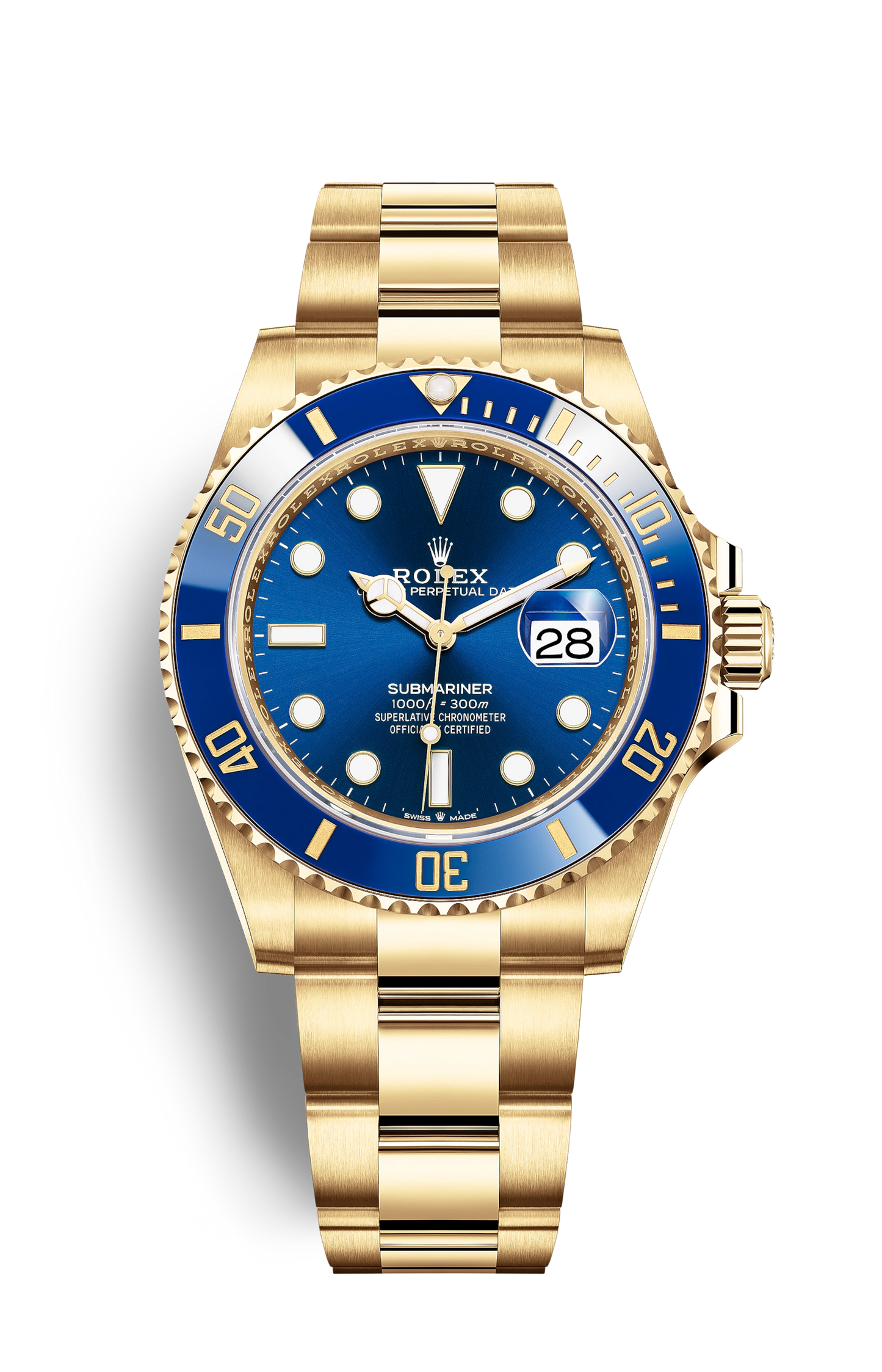 Watch DATE-Yellow gold-41MM