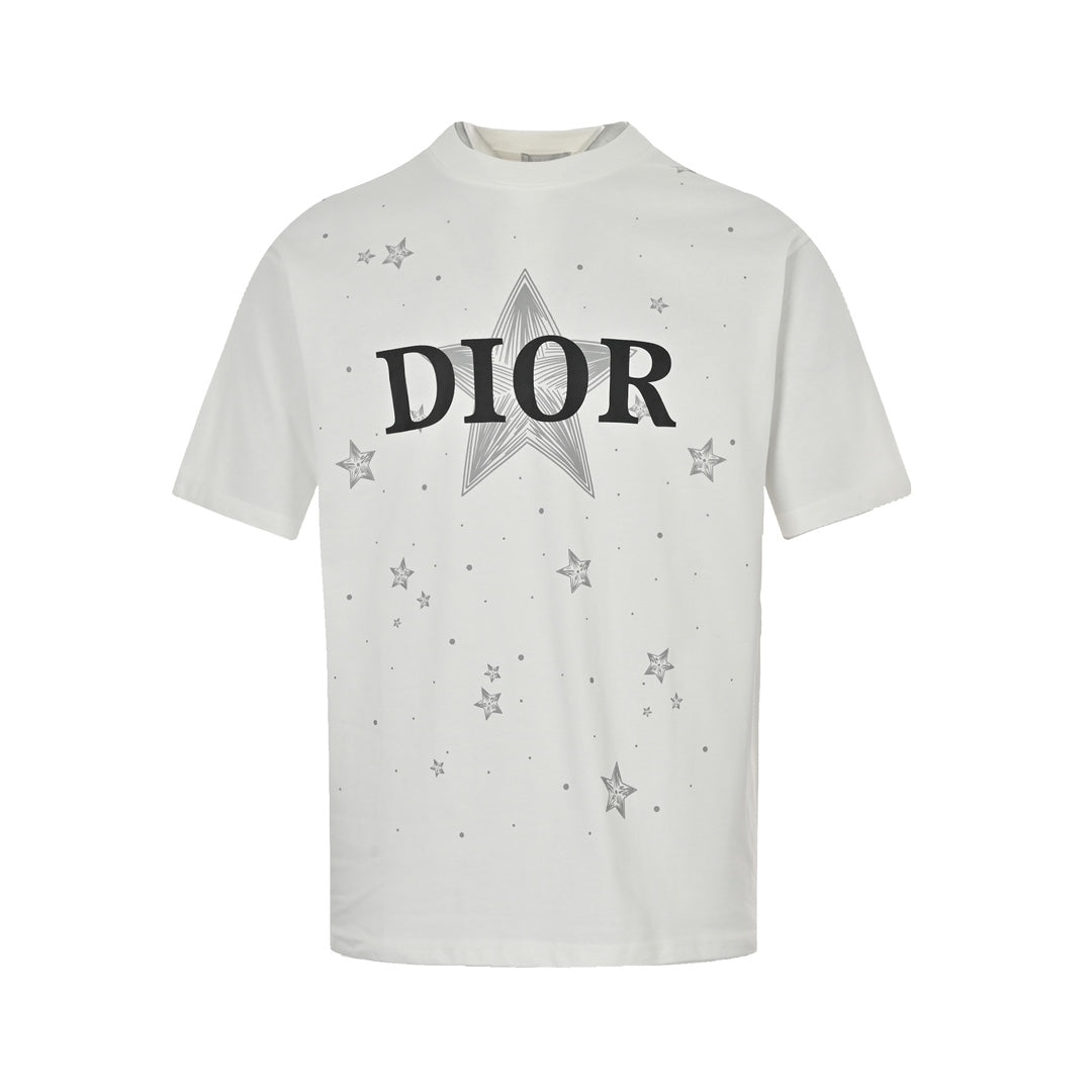 Logo star print T-shirt