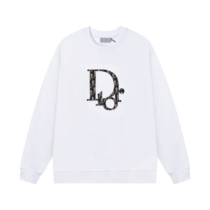 Classic Overlap Print Sweatshirt