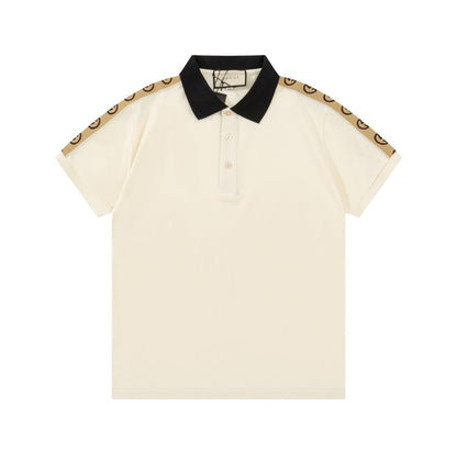 Double G Patchwork Polo Shirt