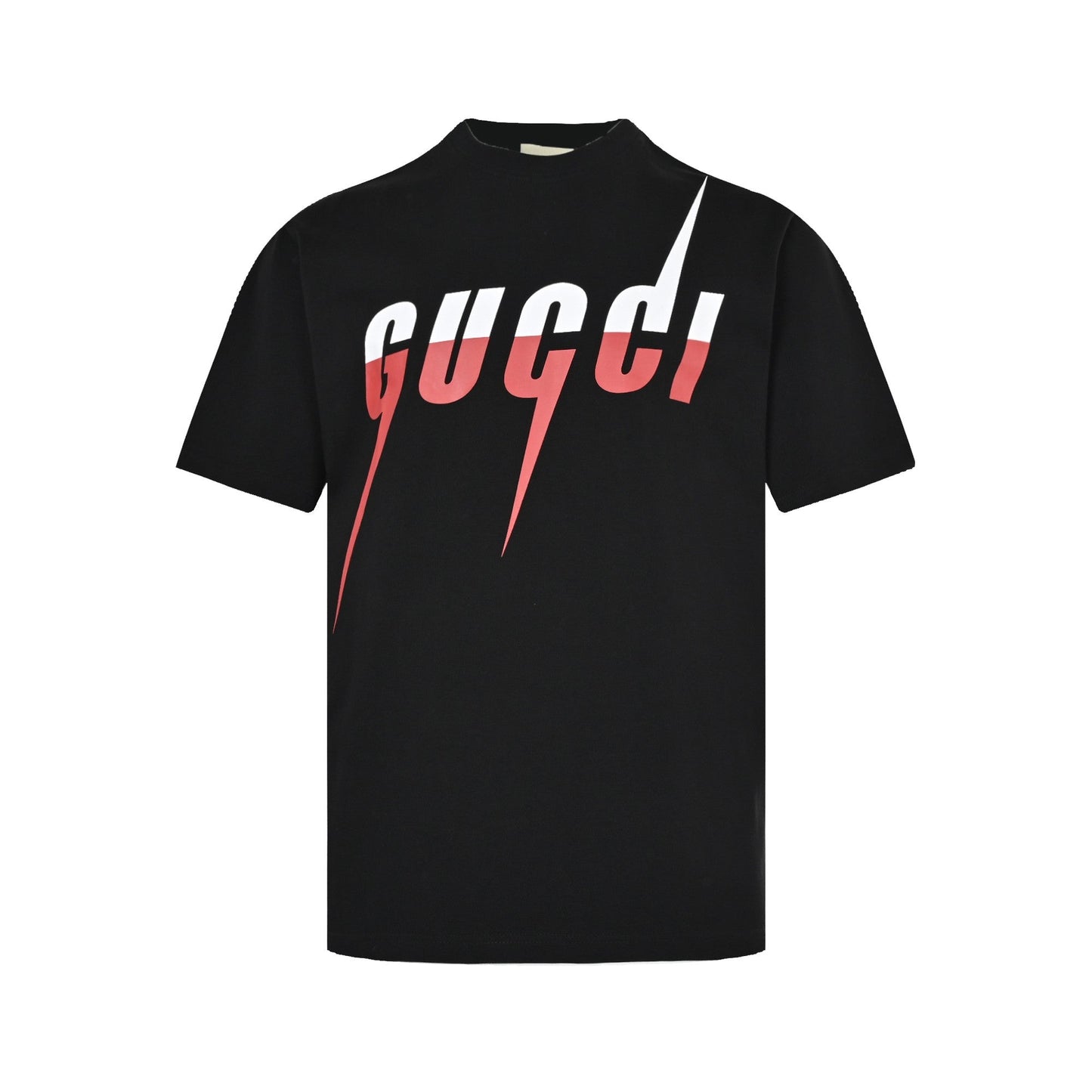 lightning logo print T-shirt