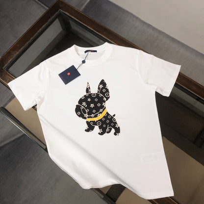 Dog Print T Shirt