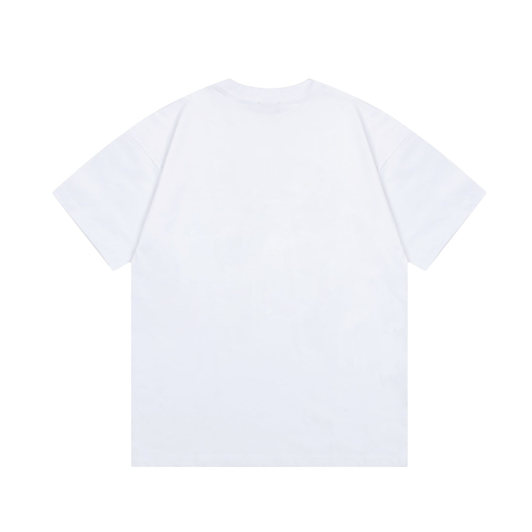 Summer new letter color hand-painted graffiti T-shirt