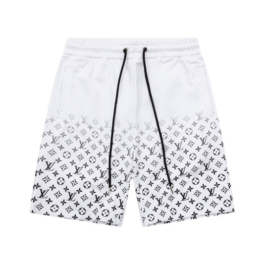 Summer new gradient letter print shorts