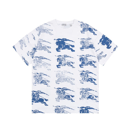 New summer full body war horse print T-shirt