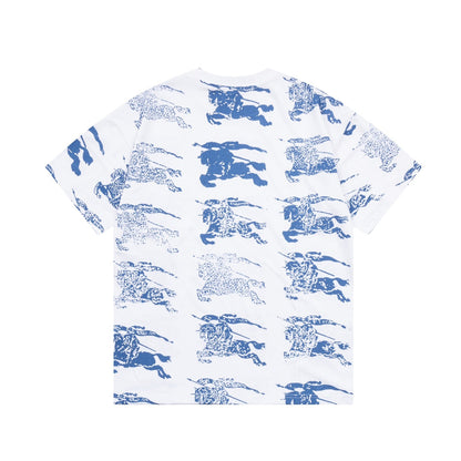 New summer full body war horse print T-shirt