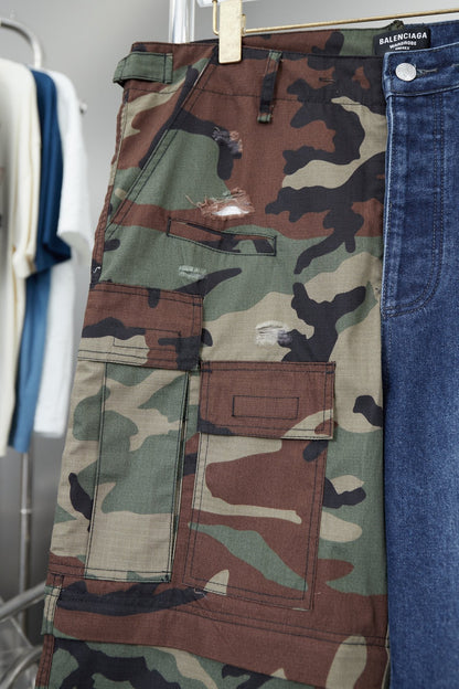 Camouflage Patchwork Jeans