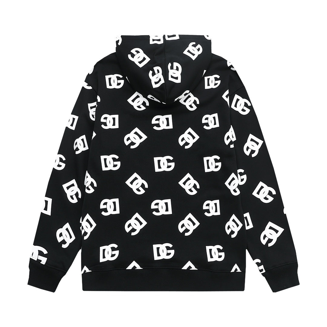 Letters All Over Print Hoodie