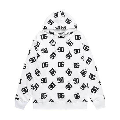 Letters All Over Print Hoodie