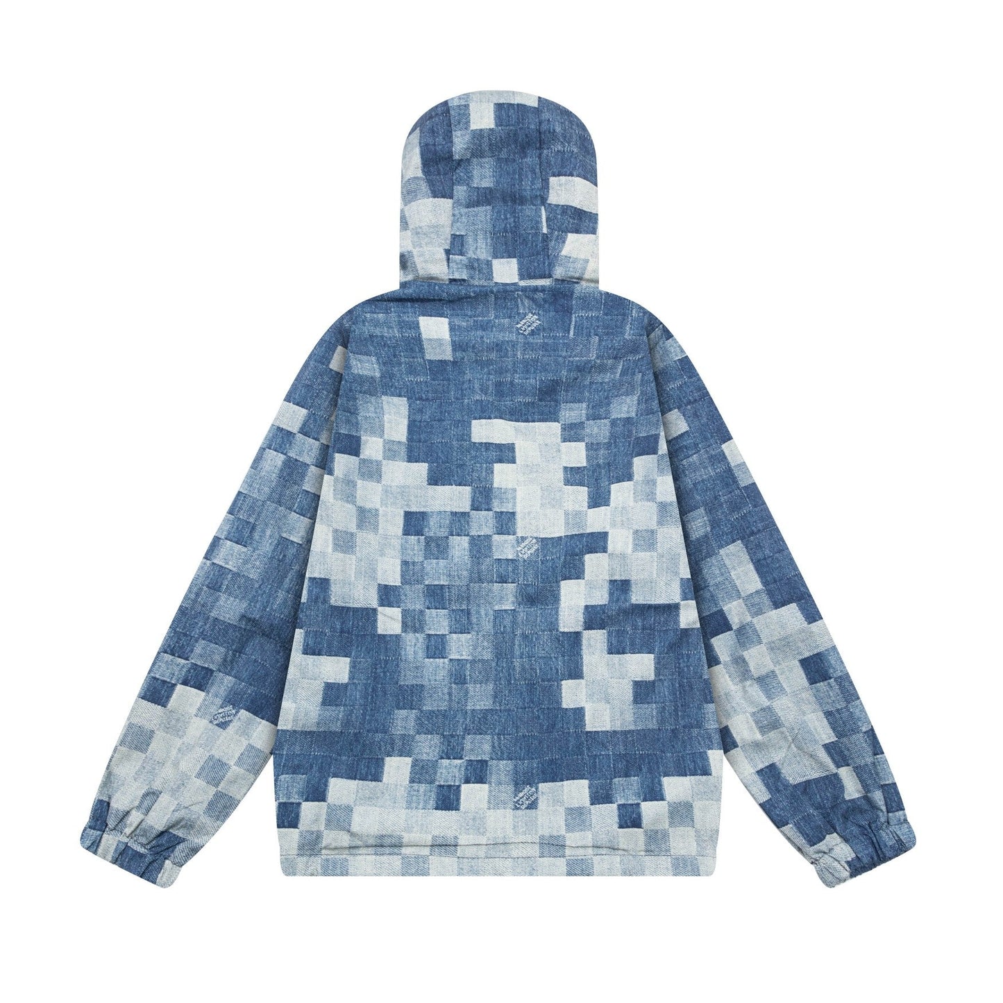 Blue Flag Grid Jacket