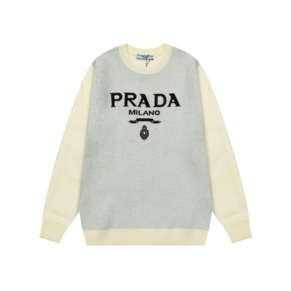 Letter Embroidered Sweater