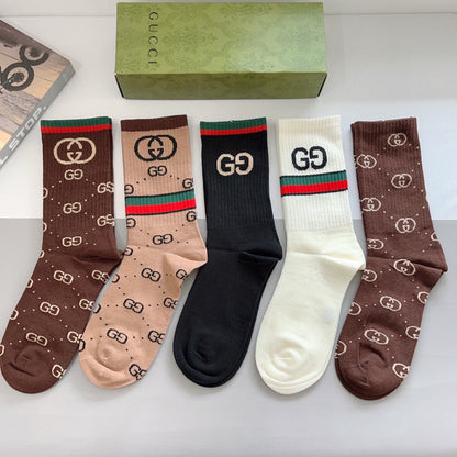 Double G Full Print Socks