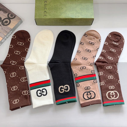 Double G Full Print Socks