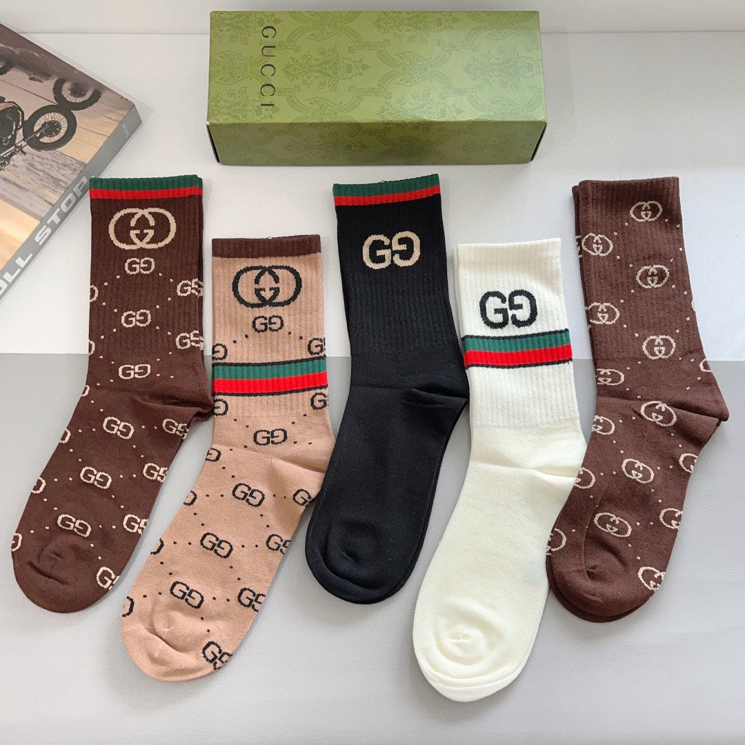 Double G Full Print Socks