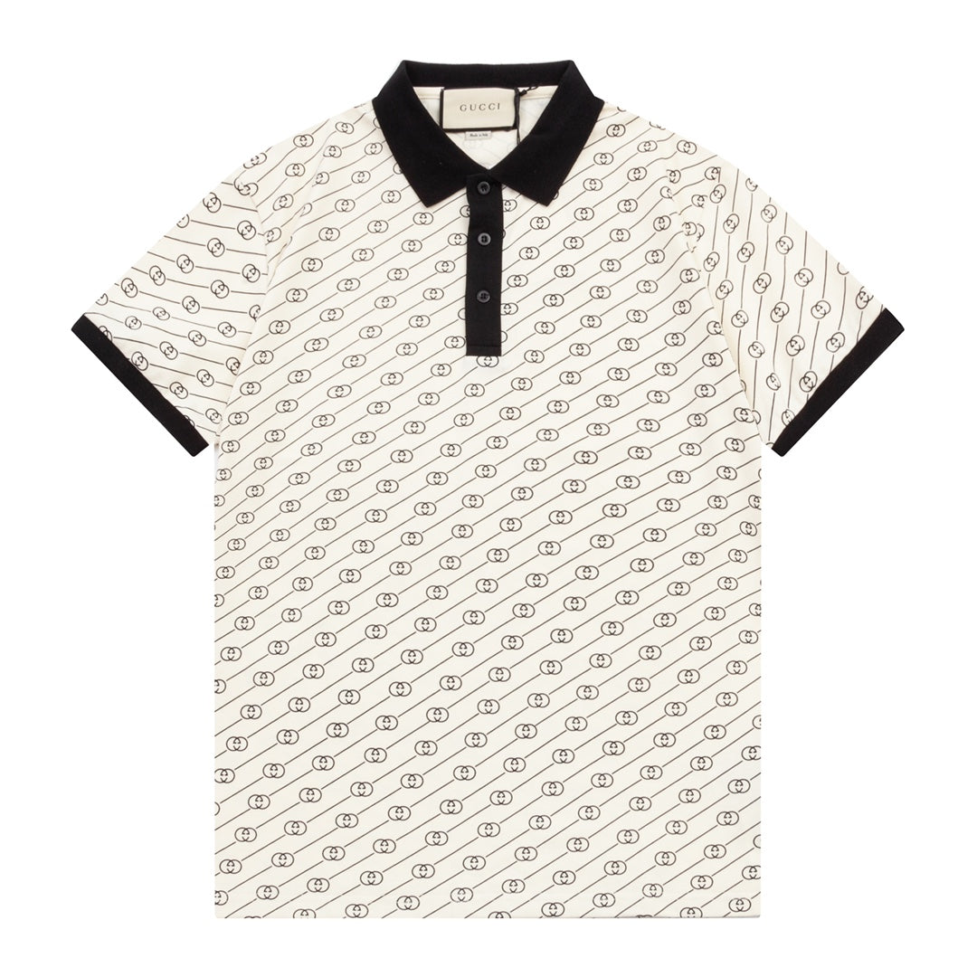 Classic Graphic Print Polo Shirt